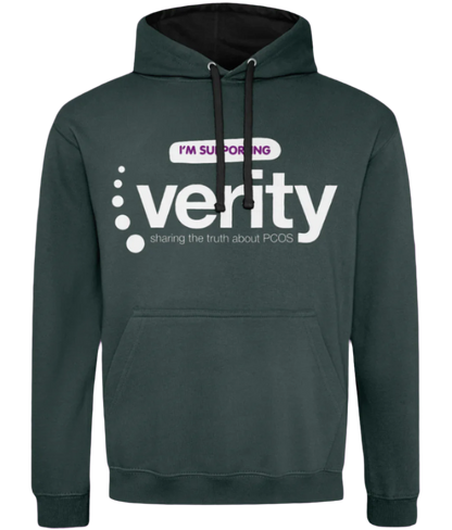 Fundraising hoodie with contrasting colour