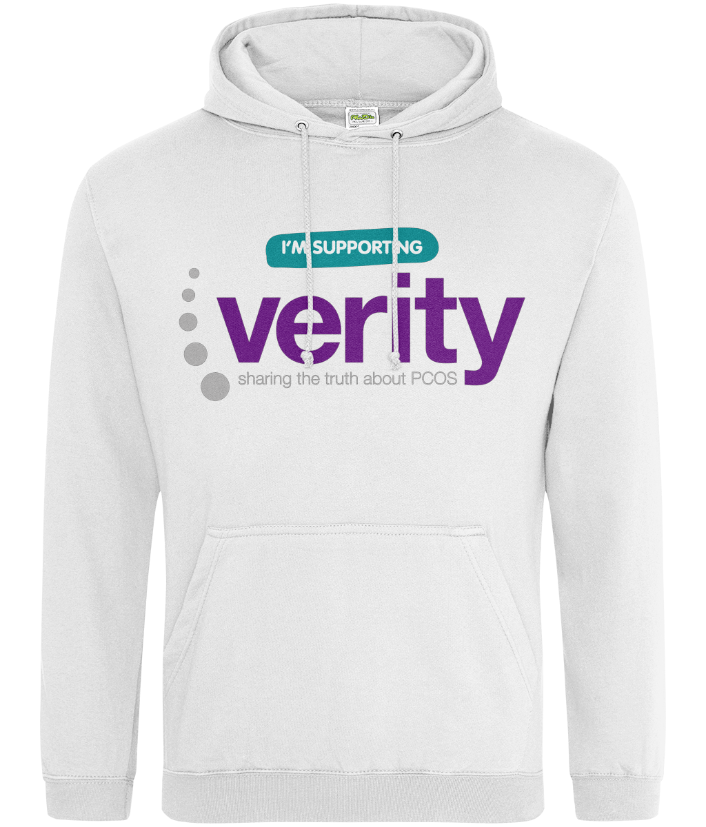 Fundraising hoodie with colour logo