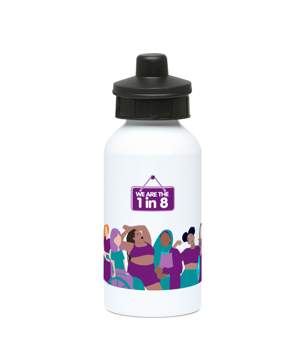 We are 1 in 8 aluminium drink bottle (400ml)