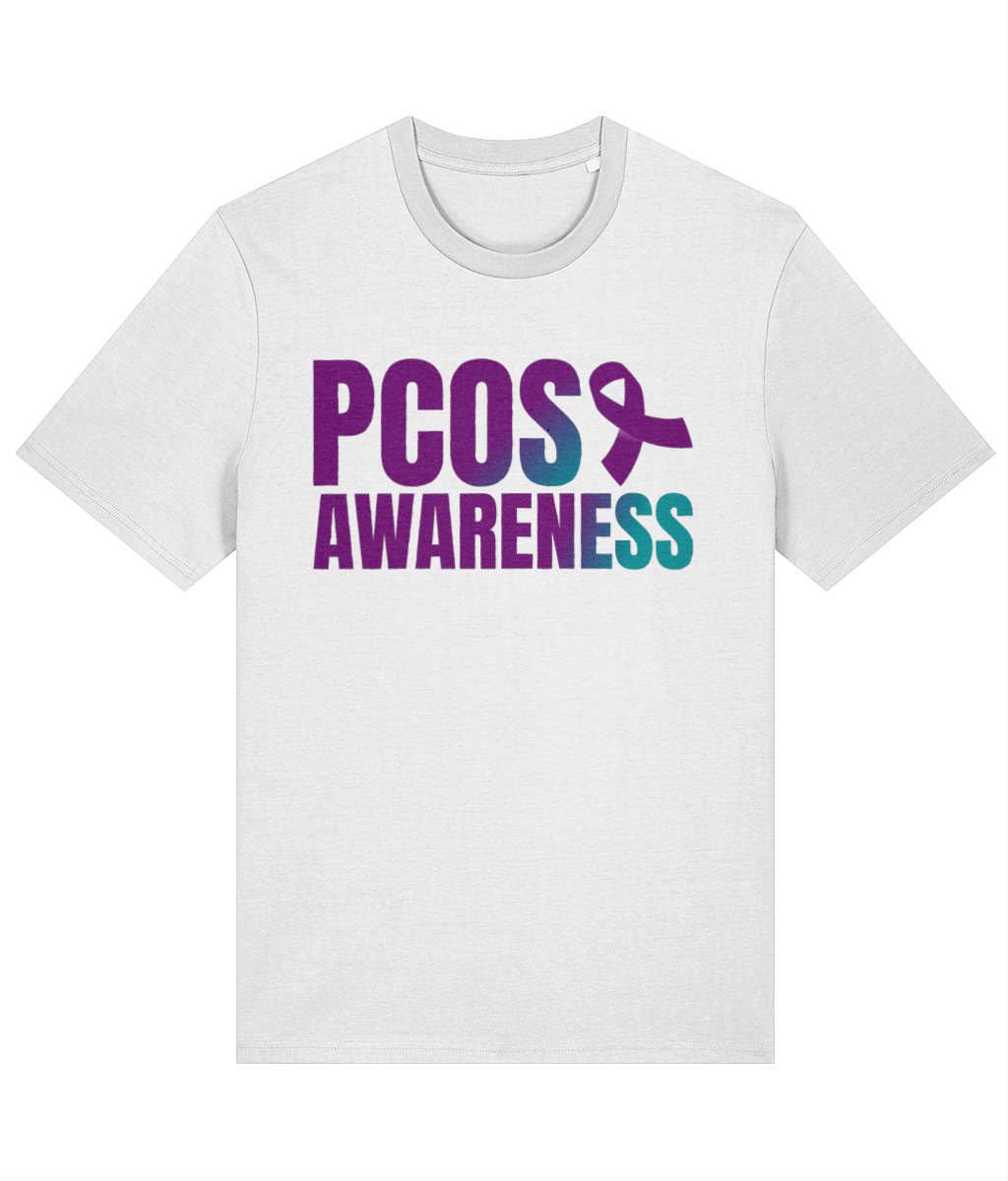 PCOS Awareness gradient font tshirt